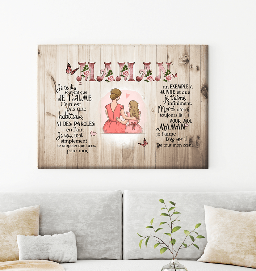 Cadre JE T'AIME MAMAN - 💕 أجمل هدية إلى أمك 💕