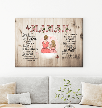 Cadre JE T'AIME MAMAN - 💕 أجمل هدية إلى أمك 💕