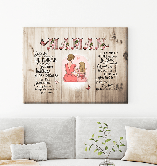 Cadre JE T'AIME MAMAN - 💕 أجمل هدية إلى أمك 💕