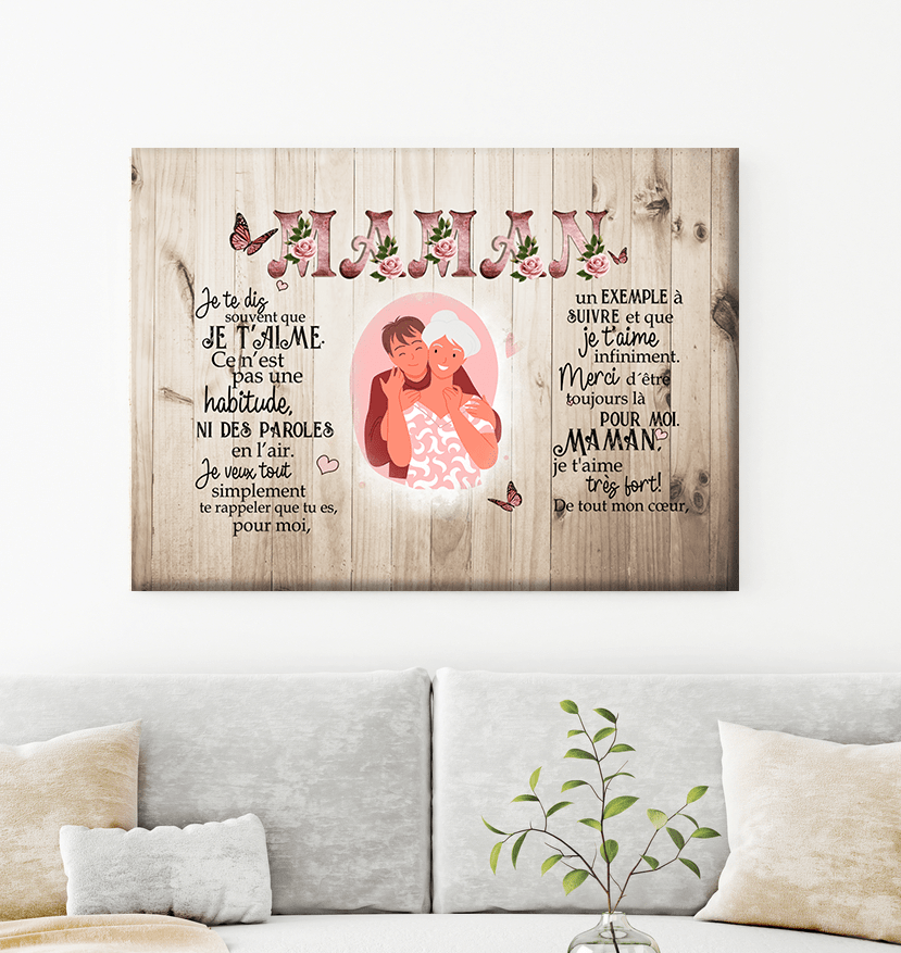 Cadre JE T'AIME MAMAN - 💕 أجمل هدية إلى أمك 💕