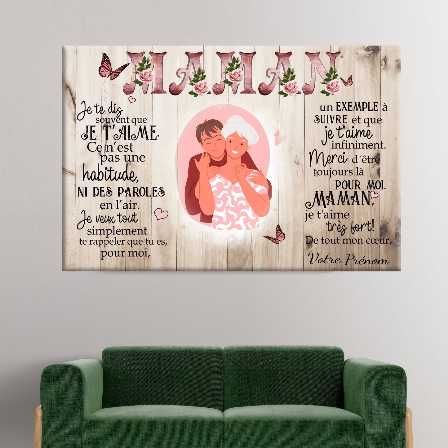 Cadre JE T'AIME MAMAN - 💕 أجمل هدية إلى أمك 💕