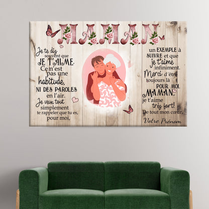 Cadre JE T'AIME MAMAN - 💕 أجمل هدية إلى أمك 💕