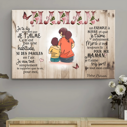 Cadre JE T'AIME MAMAN - 💕 أجمل هدية إلى أمك 💕